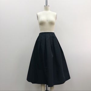 tibi silk faille full skirt.